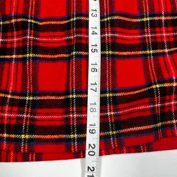 J Crew Skirt Tartan Red Plaid A-Line Women’s Size 22 NWT Wool Blend Lined - Picture 9 of 10